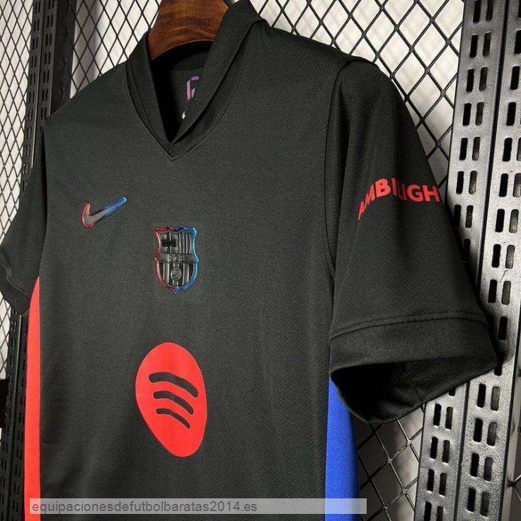 Nuevo Tailandia 2ª Camiseta Barcelona 24/25 Negro I Rojo Baratas